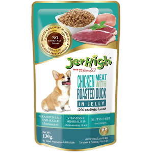 Jerhigh Chicken with Roasted Duck in Jelly Dog Food